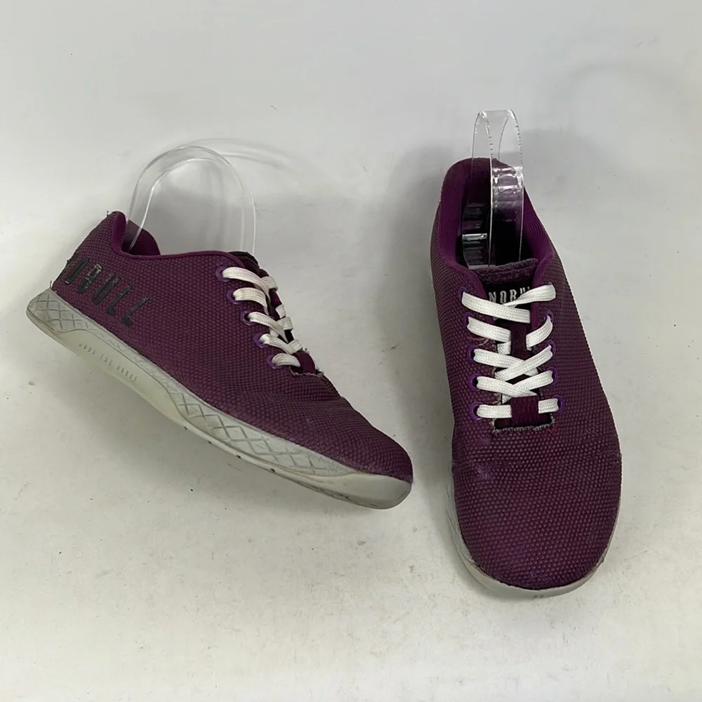 NoBull purple white Cabernet arctic training athletic shoes women’s size 7